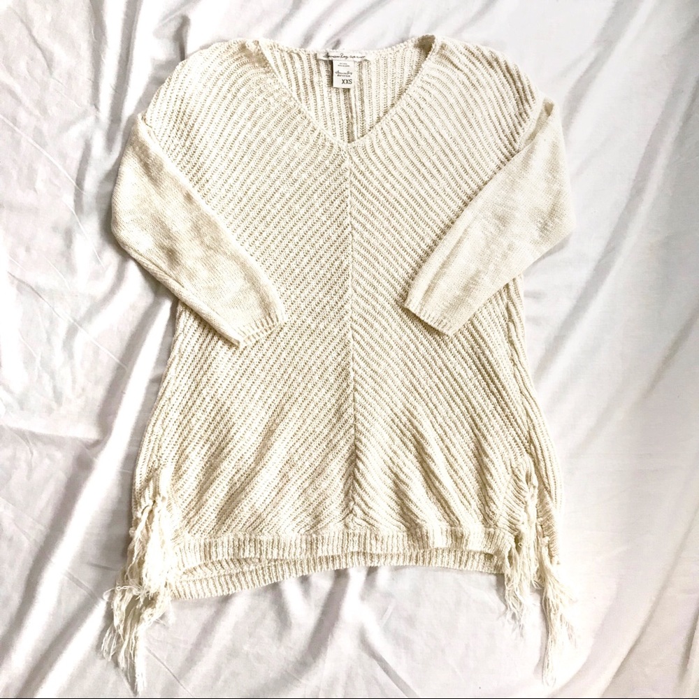 American Rag 3/4 Sleeve Sweater